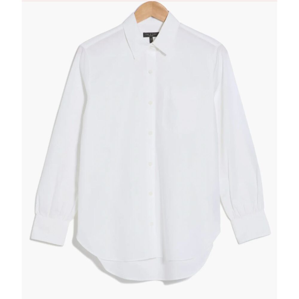rag & bone Max Cotton Button-Up Shirt Size Large NWT